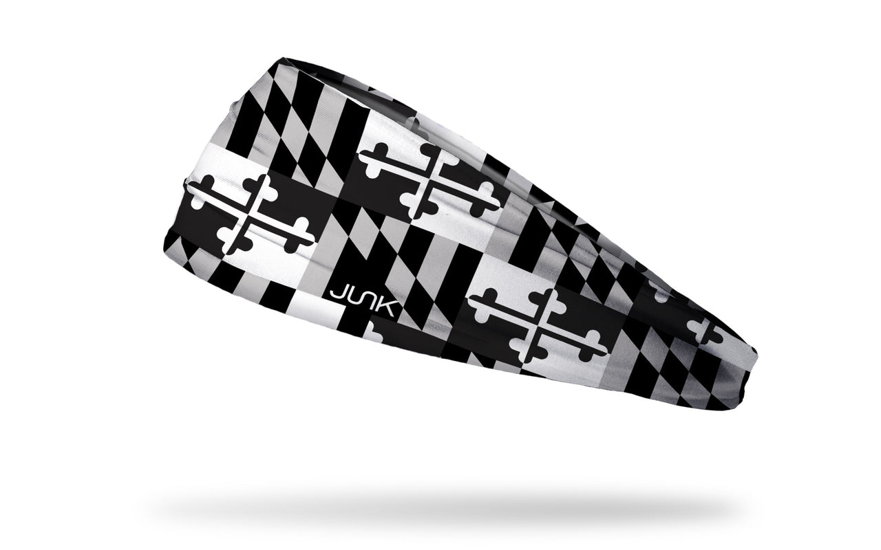 Maryland Monochrome Flag Headband - View 1