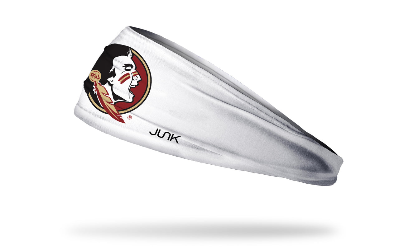 Florida State University: Seminole White Headband - View 1