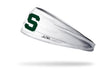 Michigan State University: S Logo White Big Bang Lite Headband - View 1