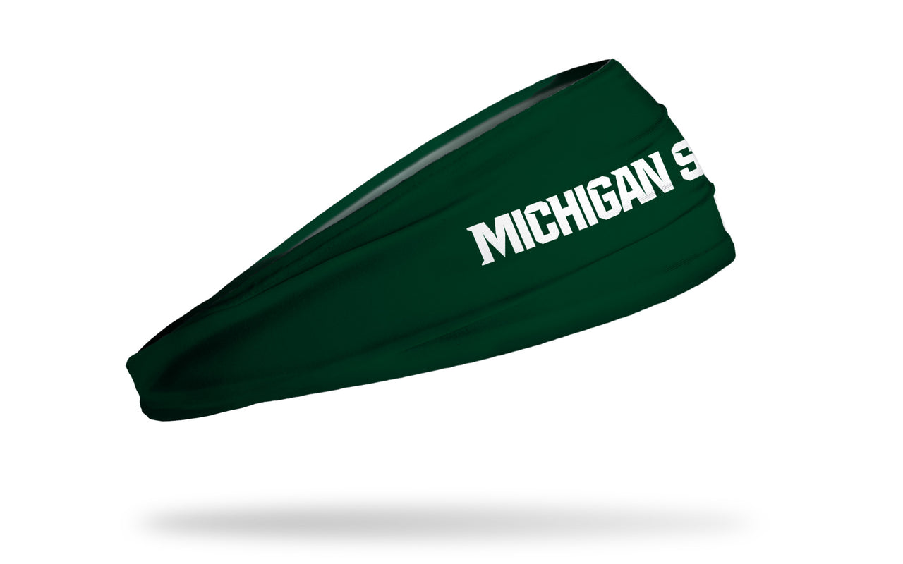 Michigan State University: Wordmark Green Big Bang Lite Headband - View 2