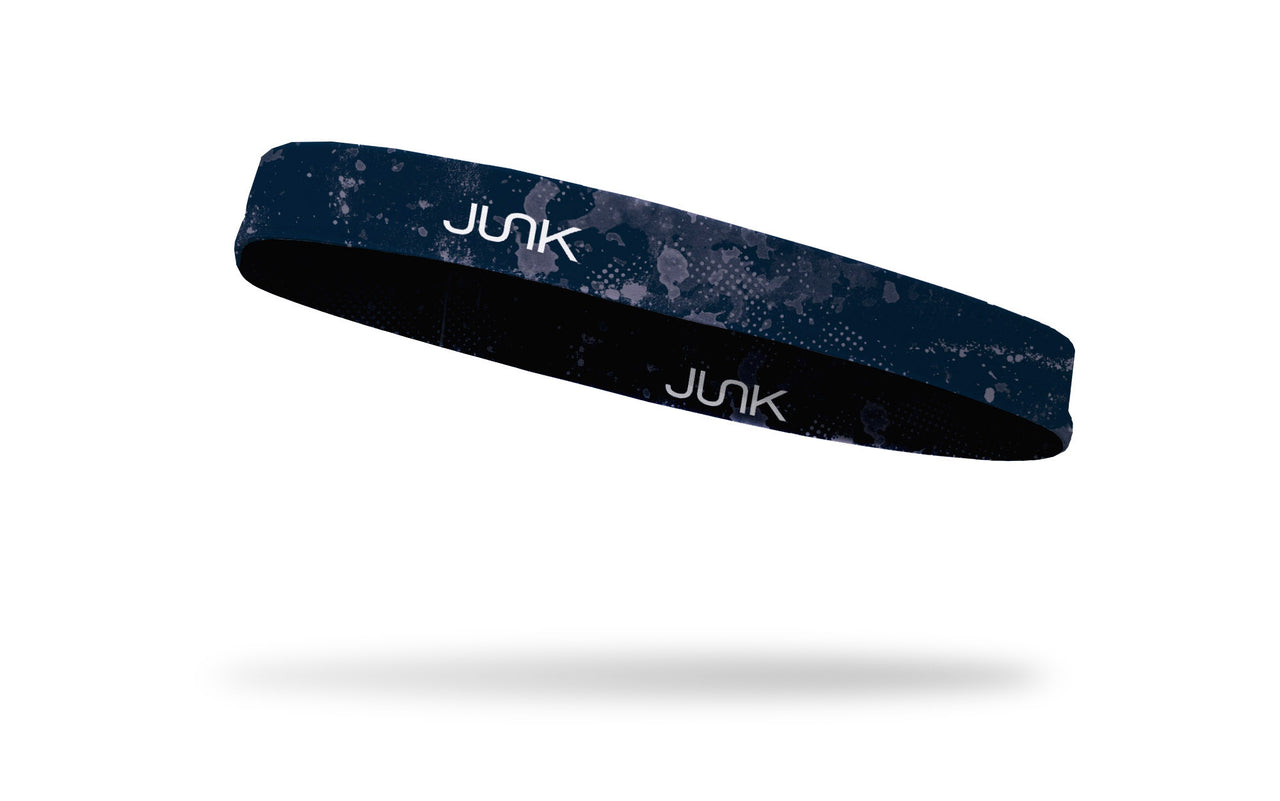 navy blue grunge headband