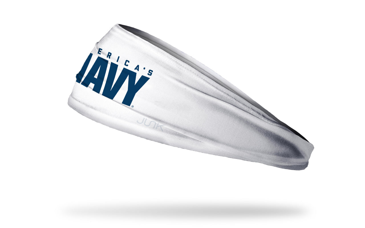 Navy: America's Navy White Headband