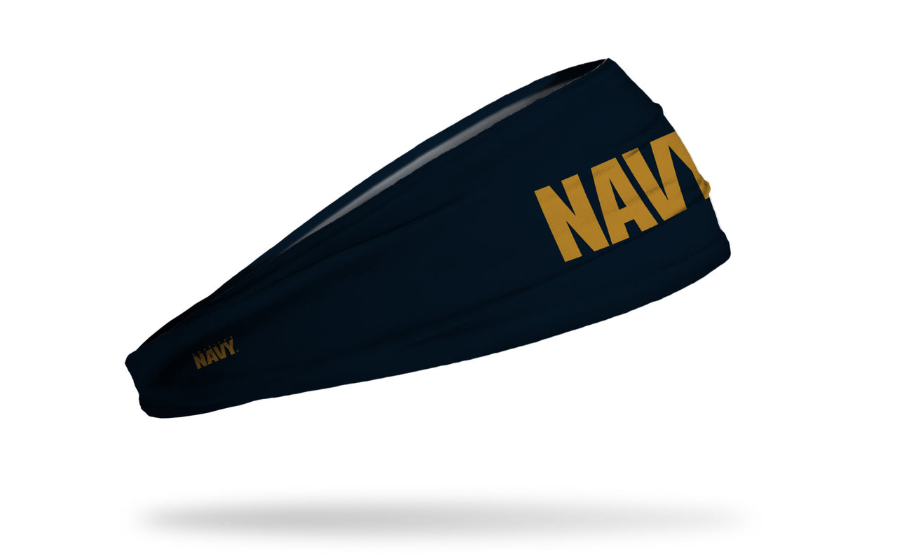 Navy: Wordmark Navy Headband