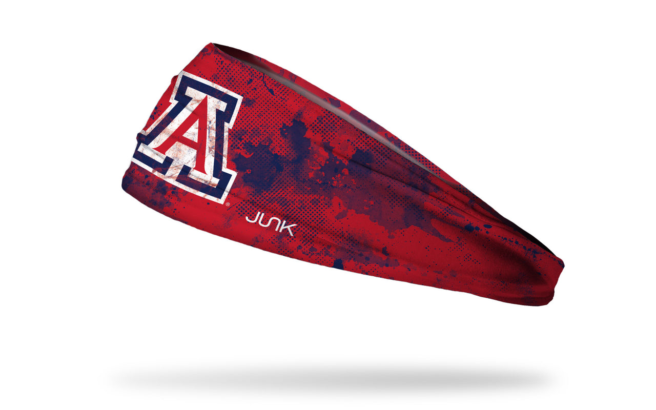 University of Arizona: Grunge Red Big Bang Lite Headband - View 1
