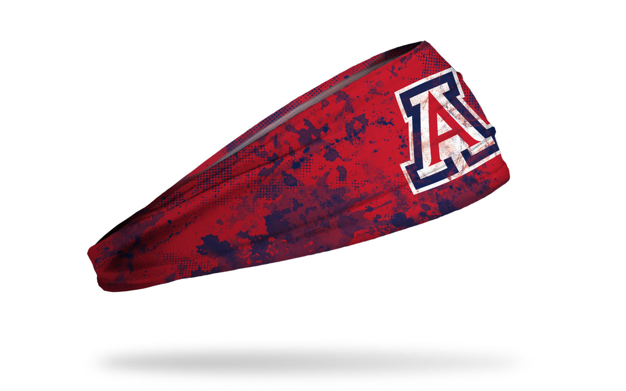 University of Arizona: Grunge Red Big Bang Lite Headband - View 2