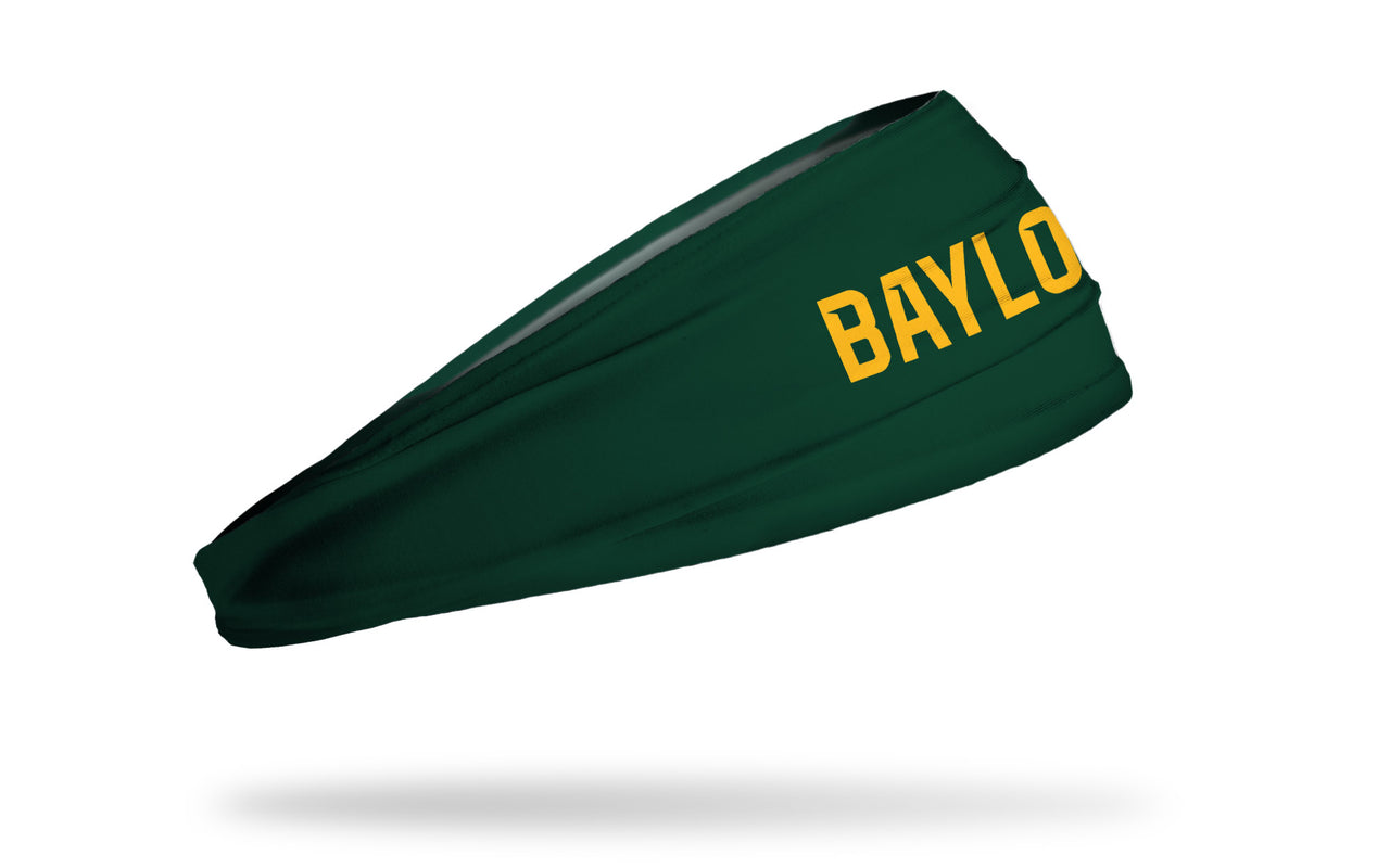Baylor University: Wordmark Green Big Bang Lite Headband - View 2