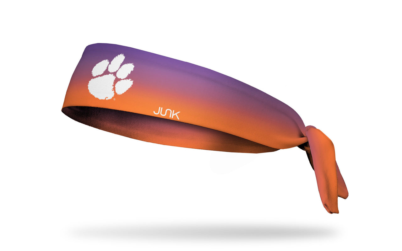 Clemson Tigers: Death Valley Tie Headband - View 1