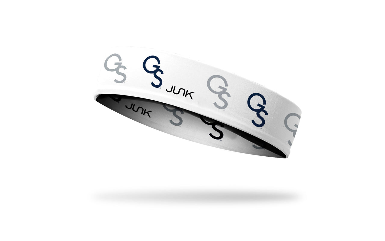 Georgia Southern University: GS Repeating White Baller Headband - View 1