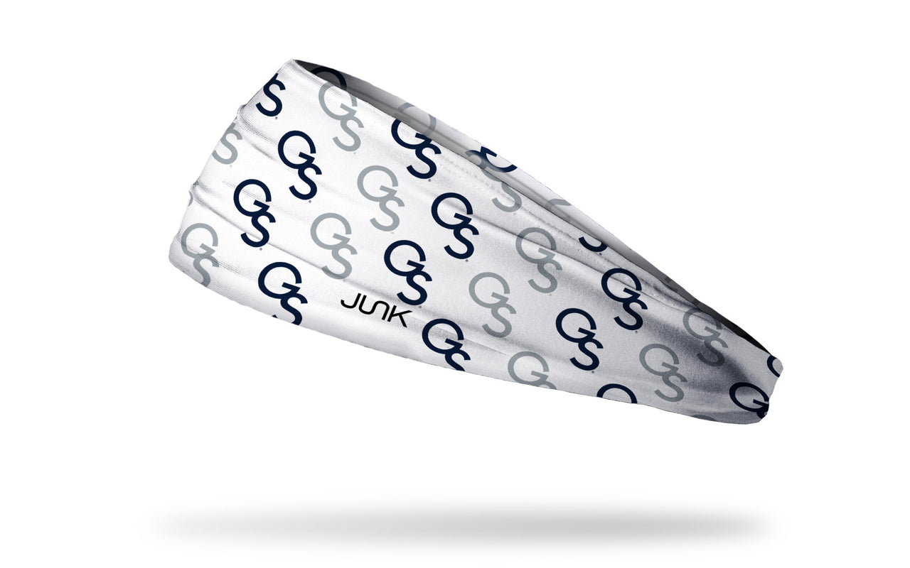 Georgia Southern University: GS Repeating White Big Bang Lite Headband - View 1