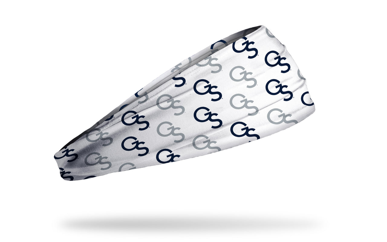 Georgia Southern University: GS Repeating White Big Bang Lite Headband - View 2