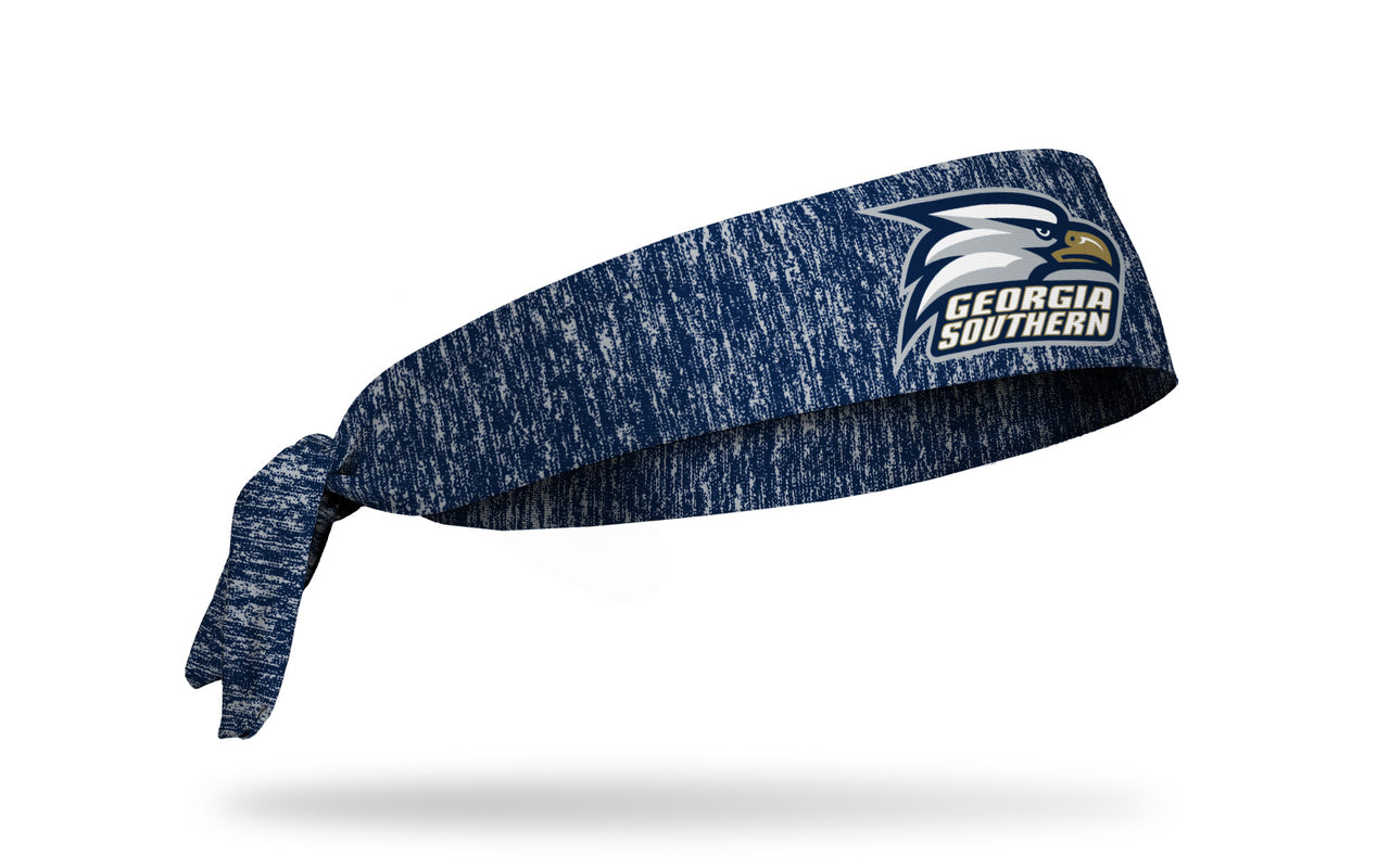 Georgia Southern University: Navy Static Logo Flex Tie Headband - View 2