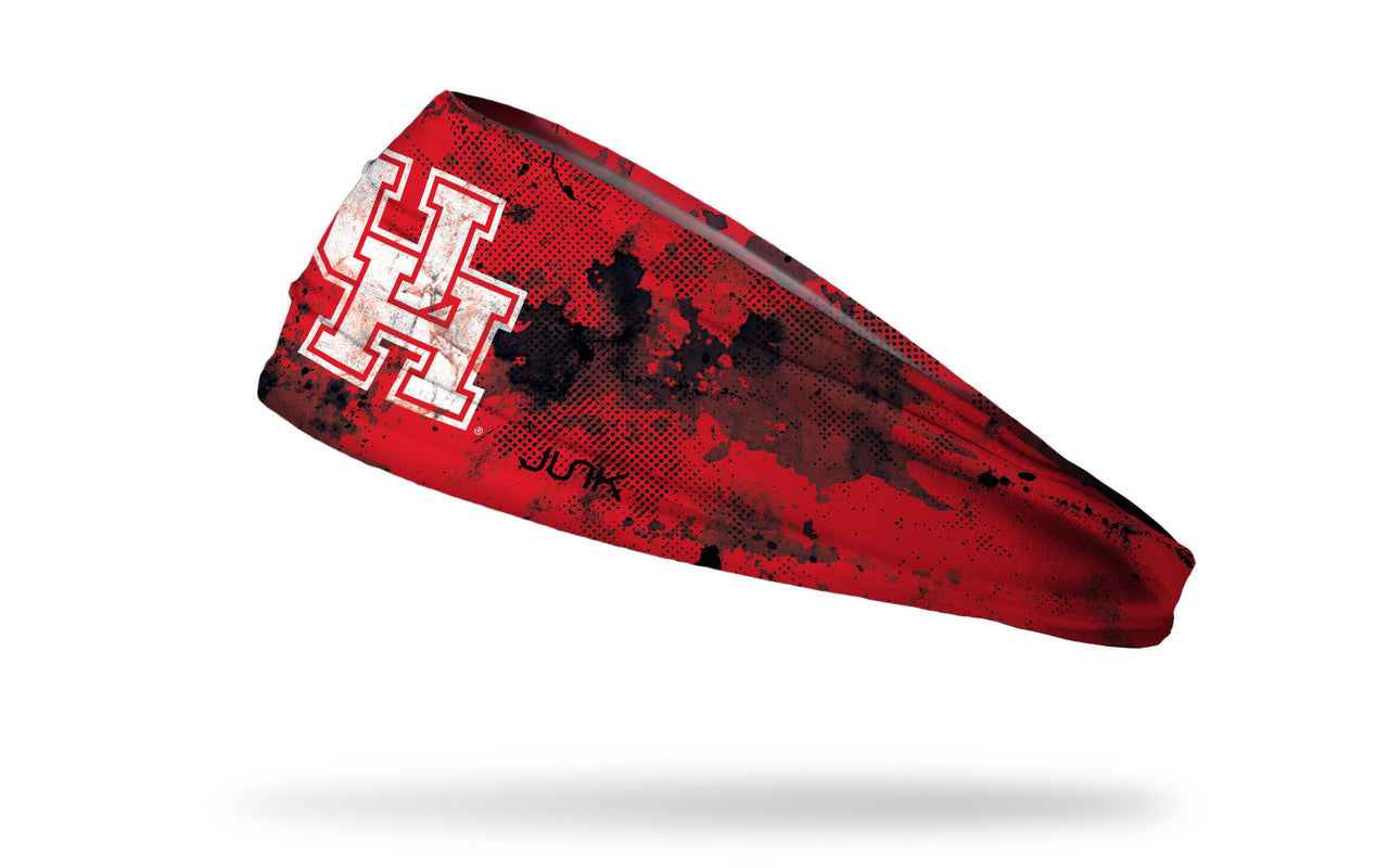 University of Houston: Grunge Red Big Bang Lite Headband - View 1