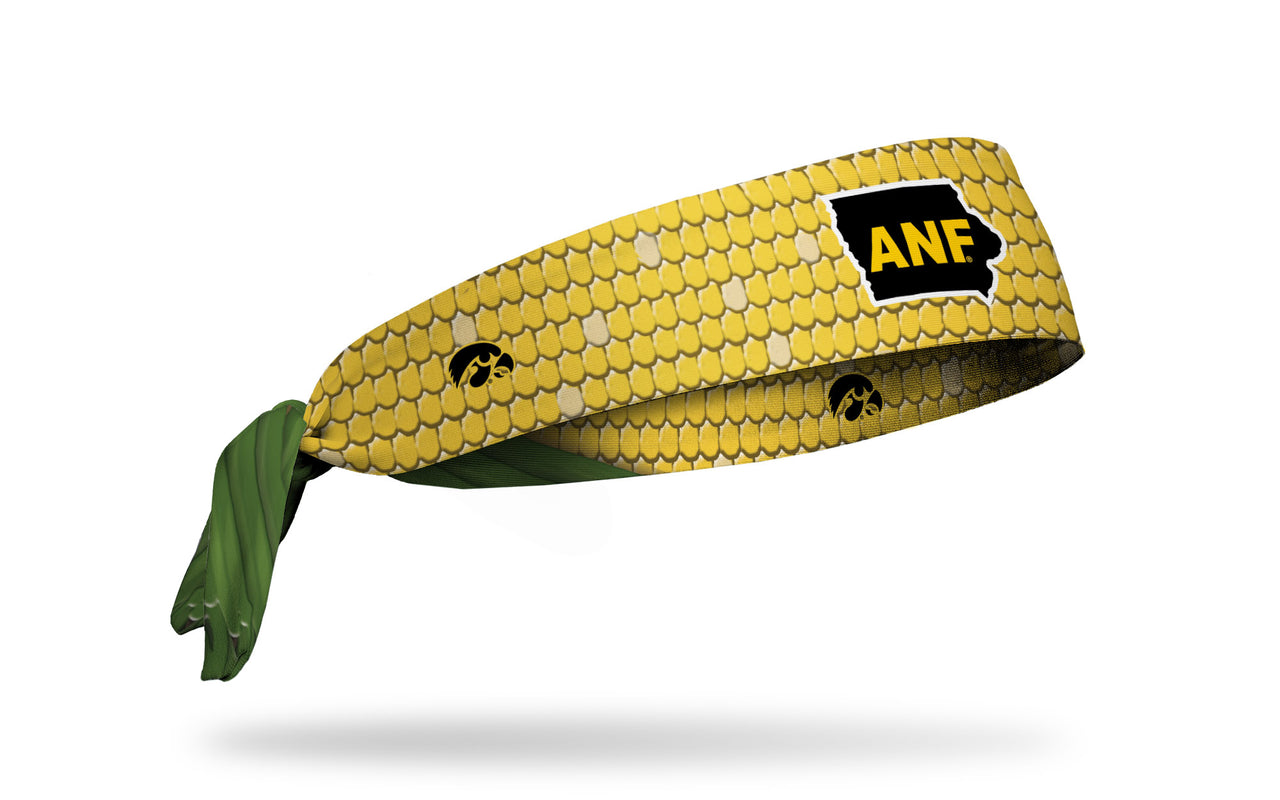 University of Iowa: ANF Logo Corn Tie Headband - View 2
