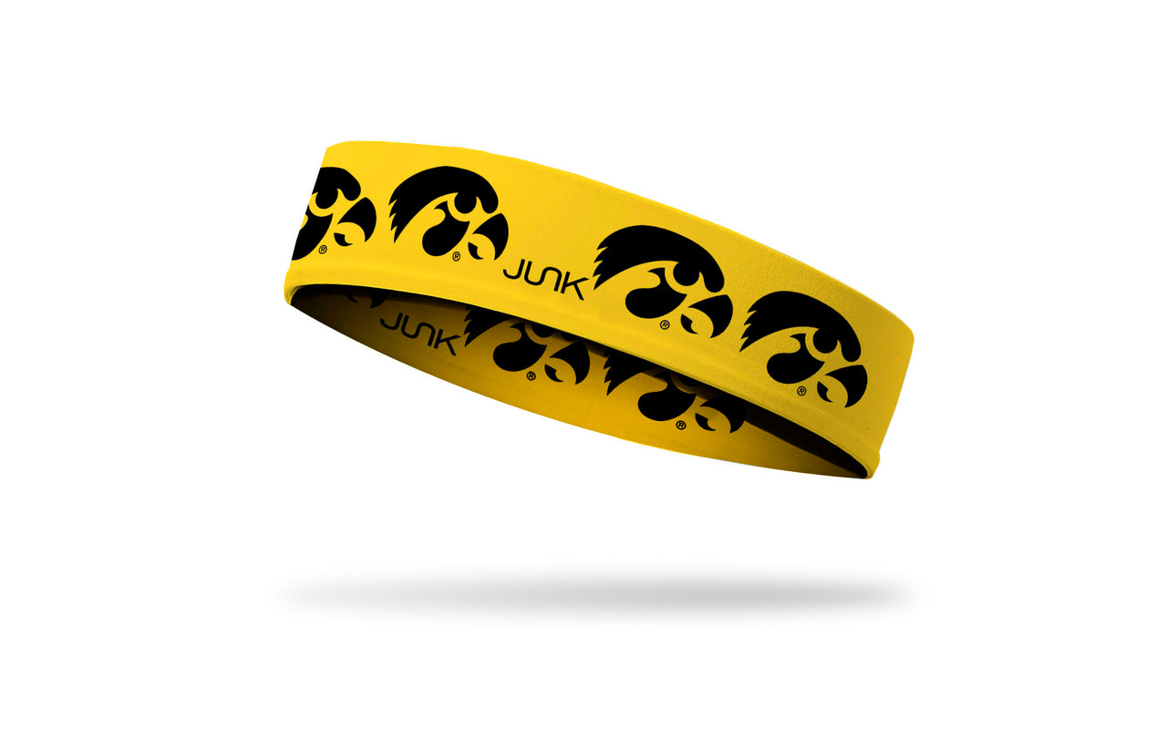 University of Iowa: Logo Gold Baller Headband - View 1