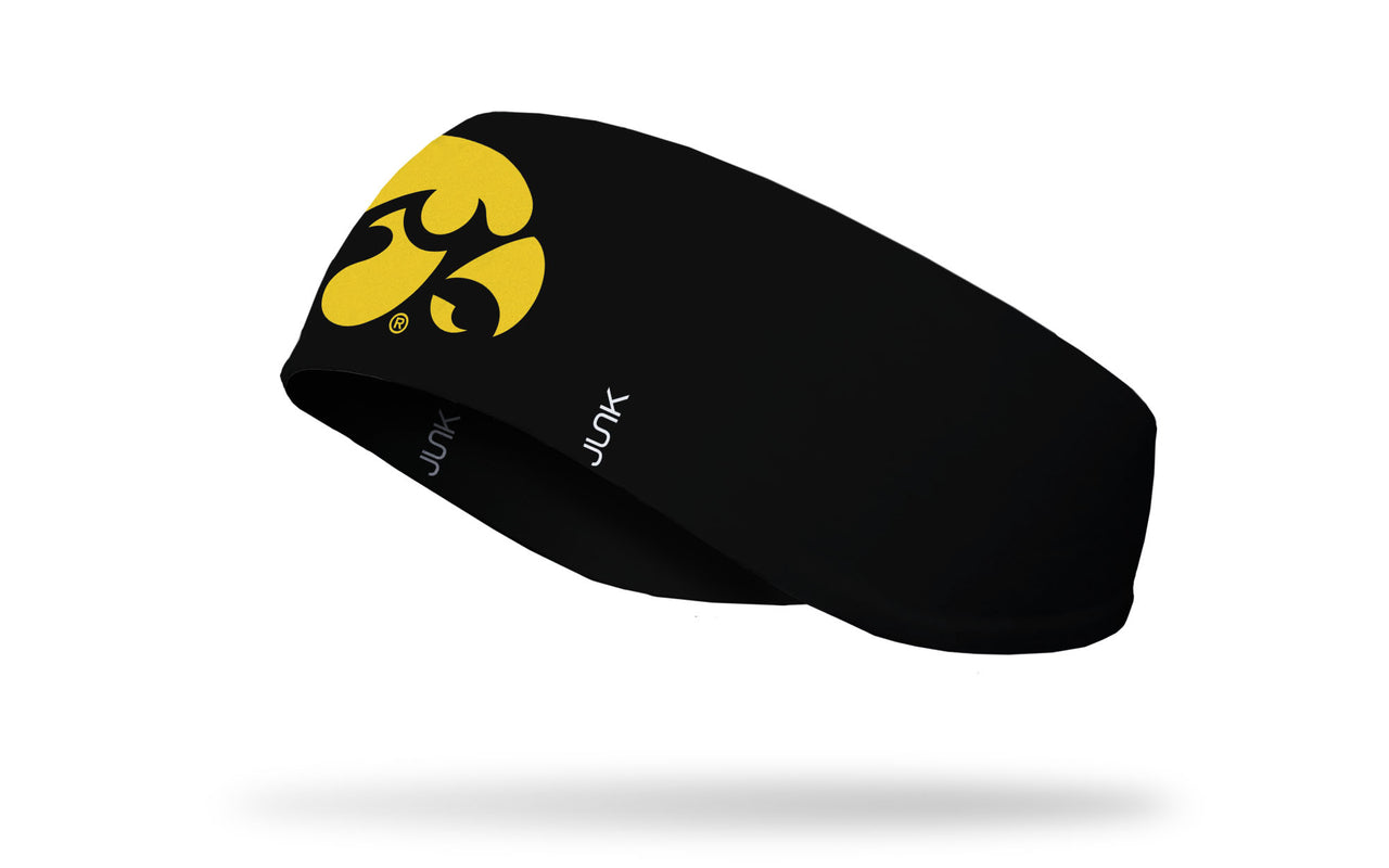 University of Iowa: Tiger Hawk Black Ear Warmer - View 1