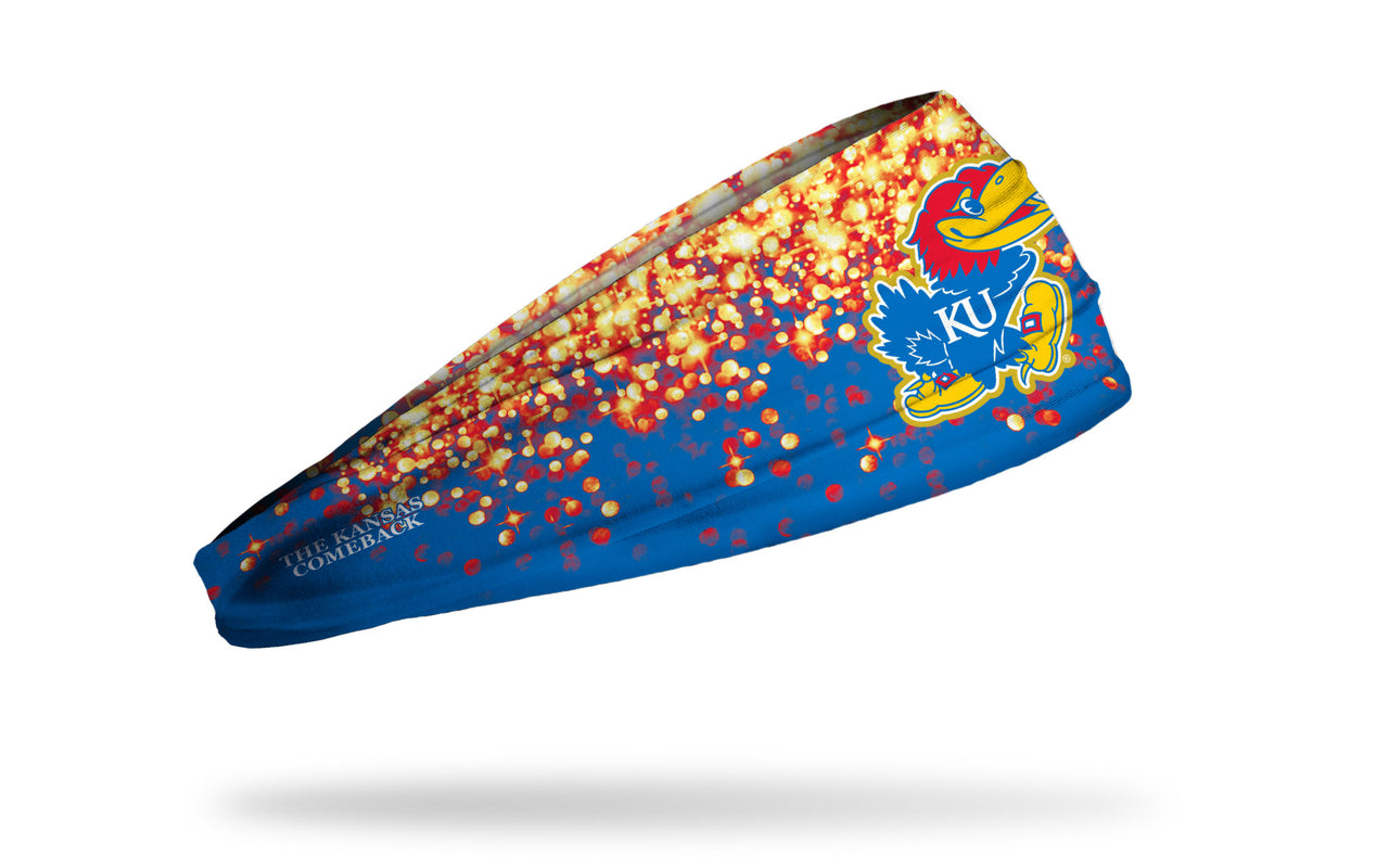 University of Kansas: Confetti Big Bang Lite Headband - View 2