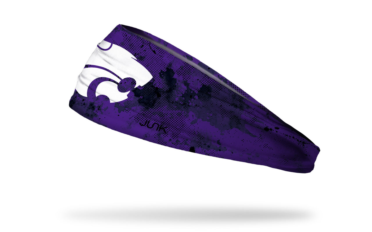 Kansas State University: Grunge Purple Headband - View 1