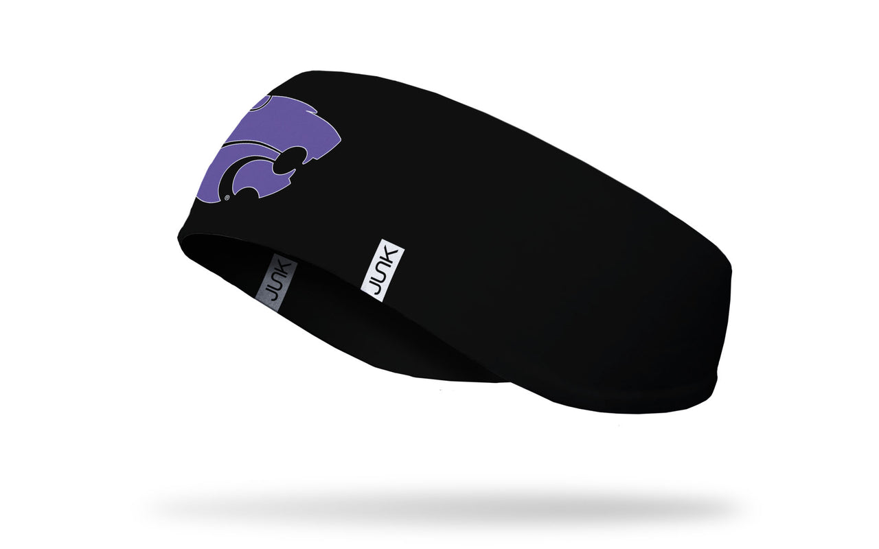 Kansas State University: Logo Black Ear Warmer - View 1