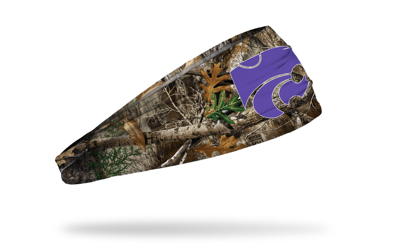 Kansas State University: Realtree Edge Logo Big Bang Lite Headband - View 2