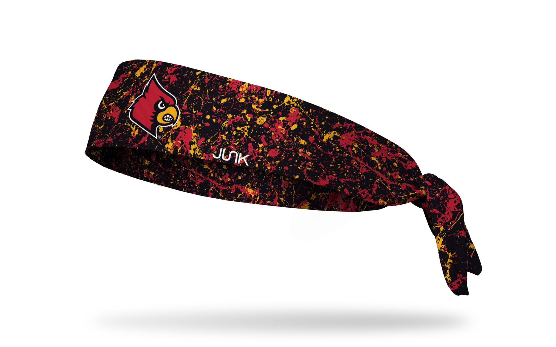 University of Louisville: Splatter Black Tie Headband