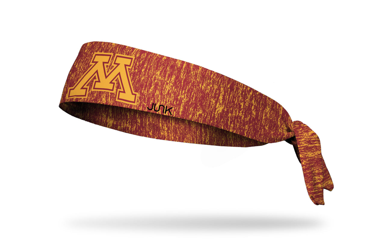 University of Minnesota: Logo Heathered Flex Tie Headband - View 1