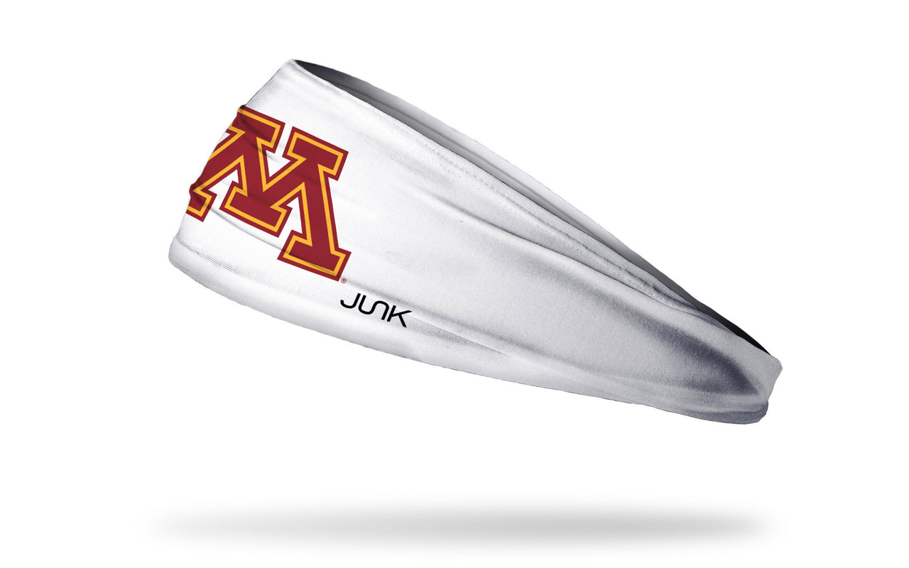 University of Minnesota: Logo White Headband - View 1