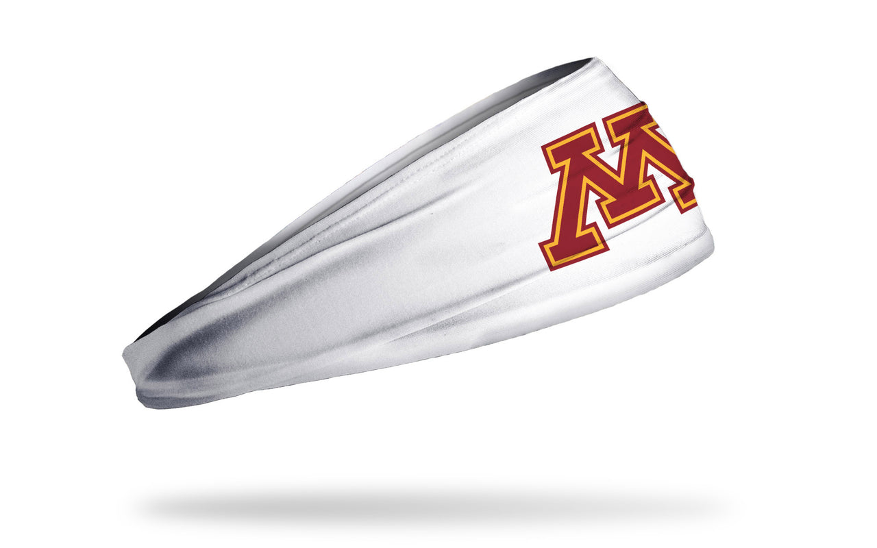 University of Minnesota: Logo White Headband - View 2