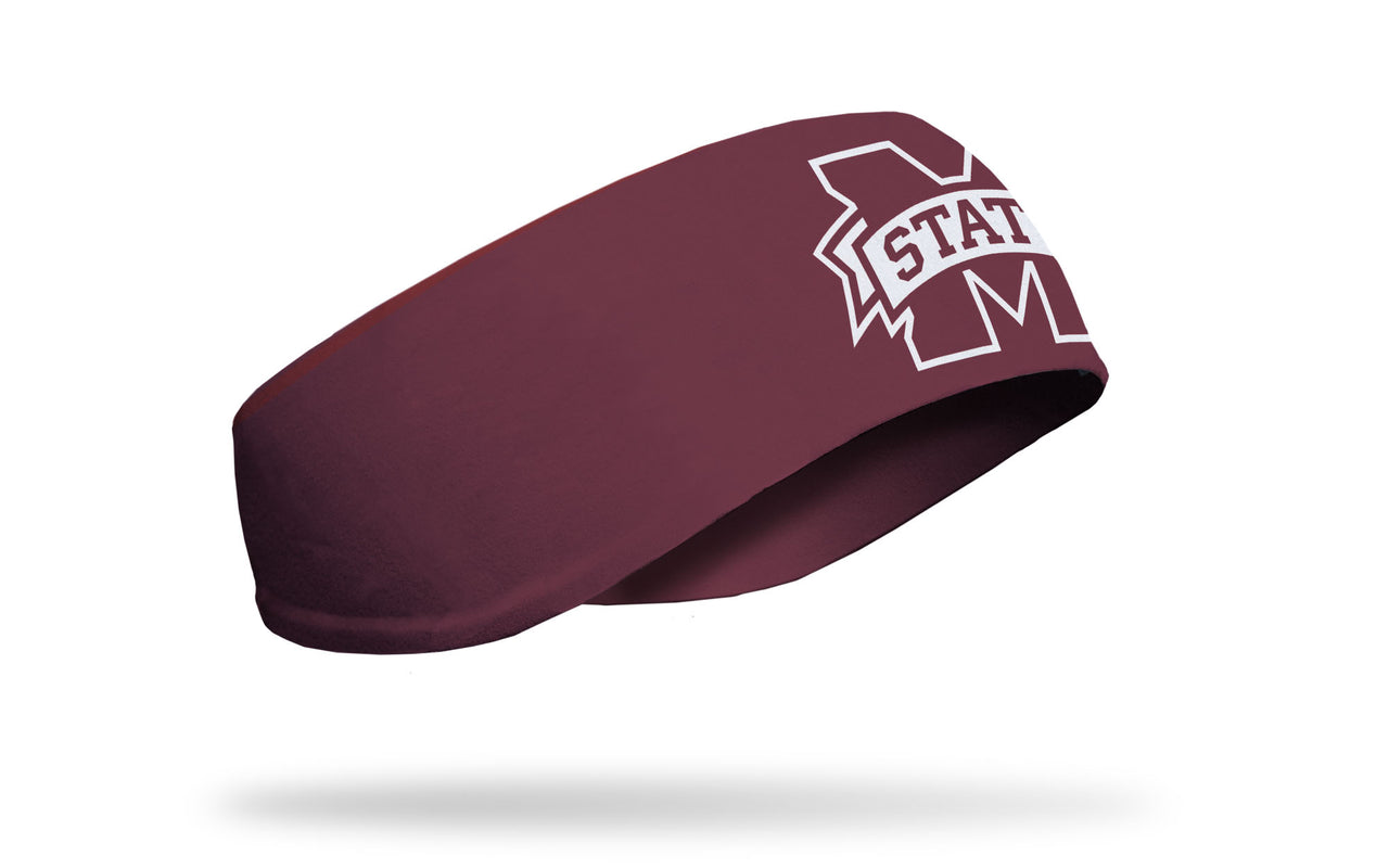 Mississippi State University: Logo Maroon Ear Warmer - View 2