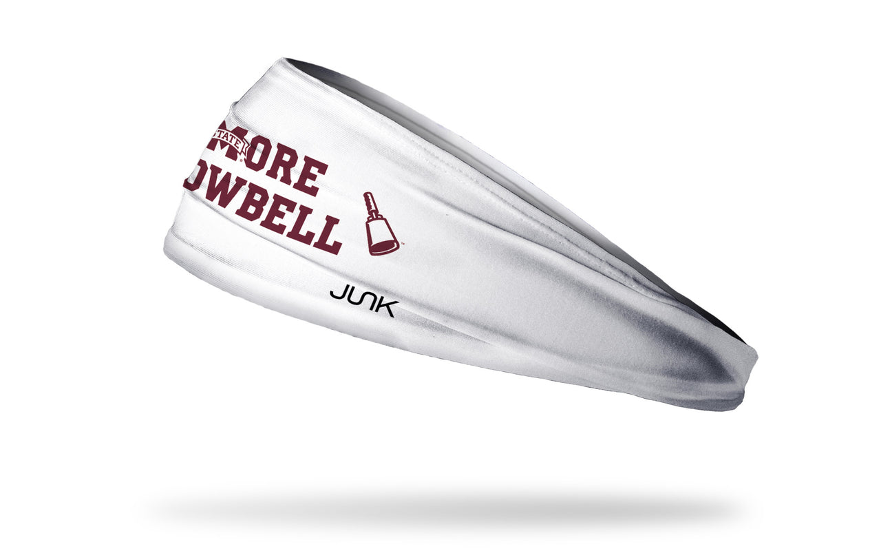 Mississippi State University: More Cowbell White Big Bang Lite Headband - View 1