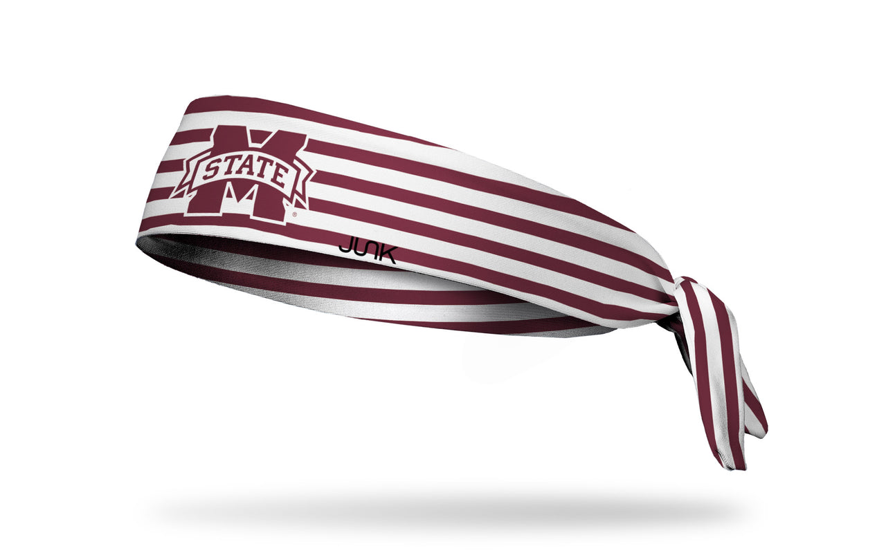 Mississippi State University: Stripes Tie Headband
