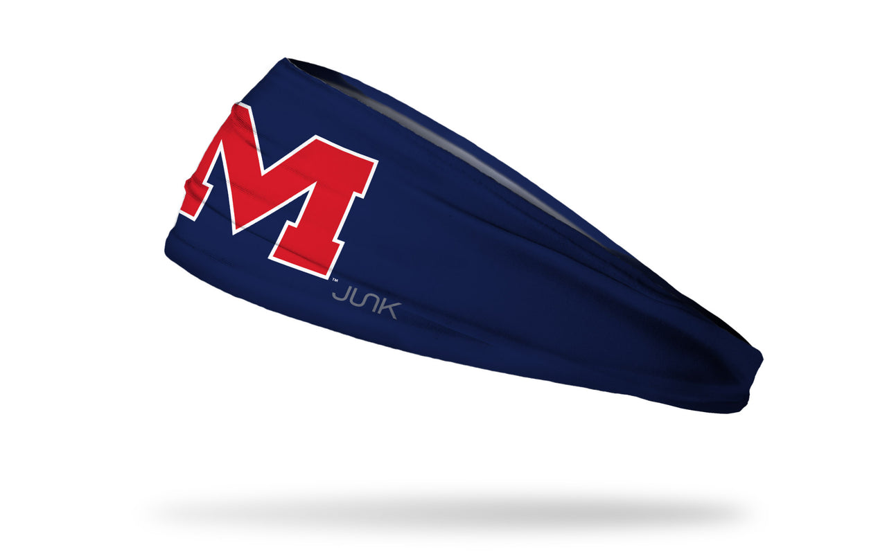 University of Mississippi: Baseball Navy Big Bang Lite Headband - View 1
