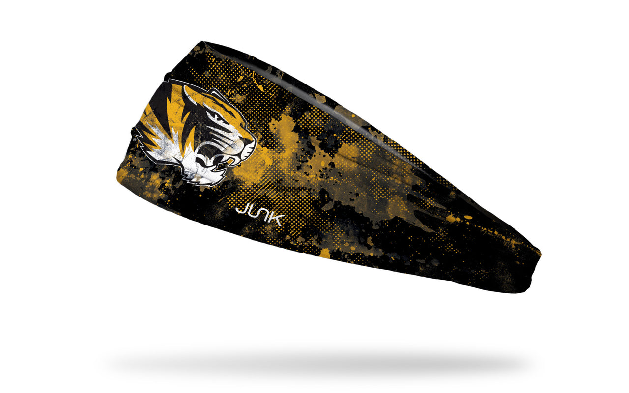 University of Missouri: Grunge Black Headband