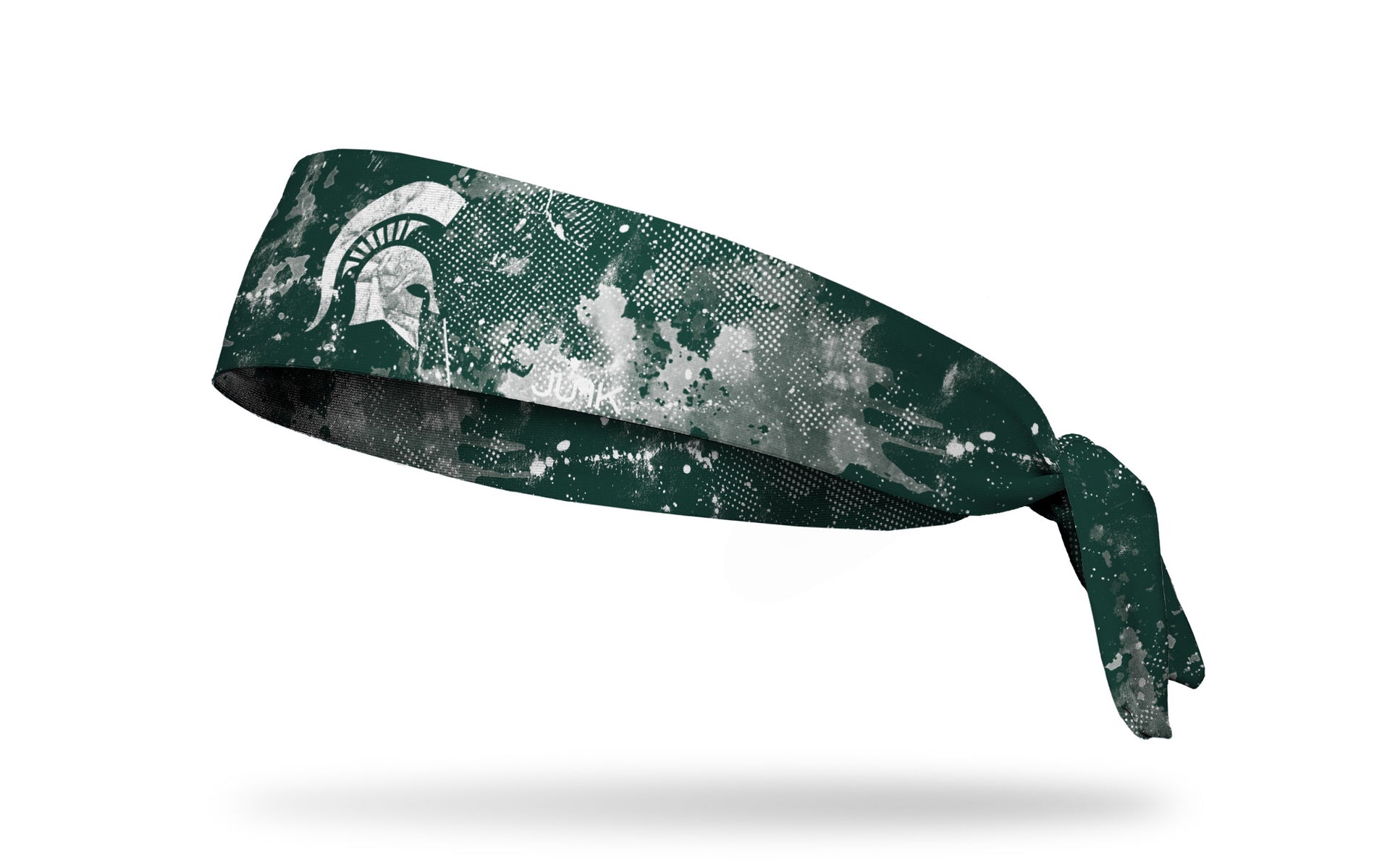 Michigan State University: Grunge Green Flex Tie Headband - View 1