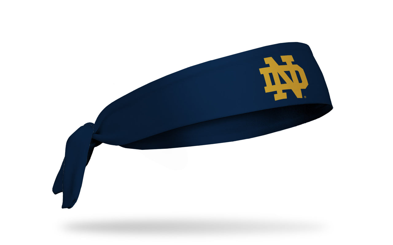 University of Notre Dame: Logo Navy Tie Headband - View 2
