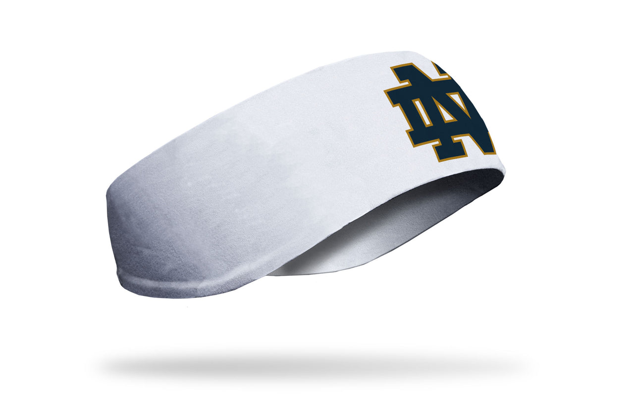 University of Notre Dame: Logo White Ear Warmer - View 2