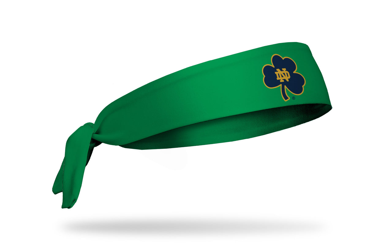 University of Notre Dame: Shamrock Green Tie Headband - View 2