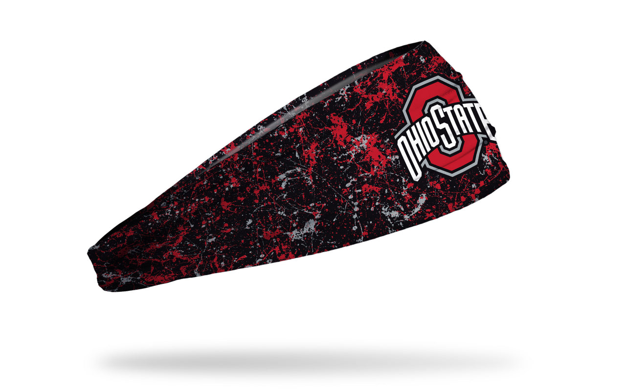 Ohio State: Splatter Black Headband - View 2