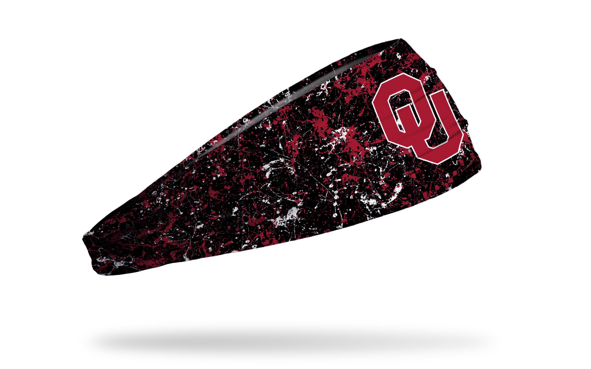 University of Oklahoma: Splatter Black Headband - View 2