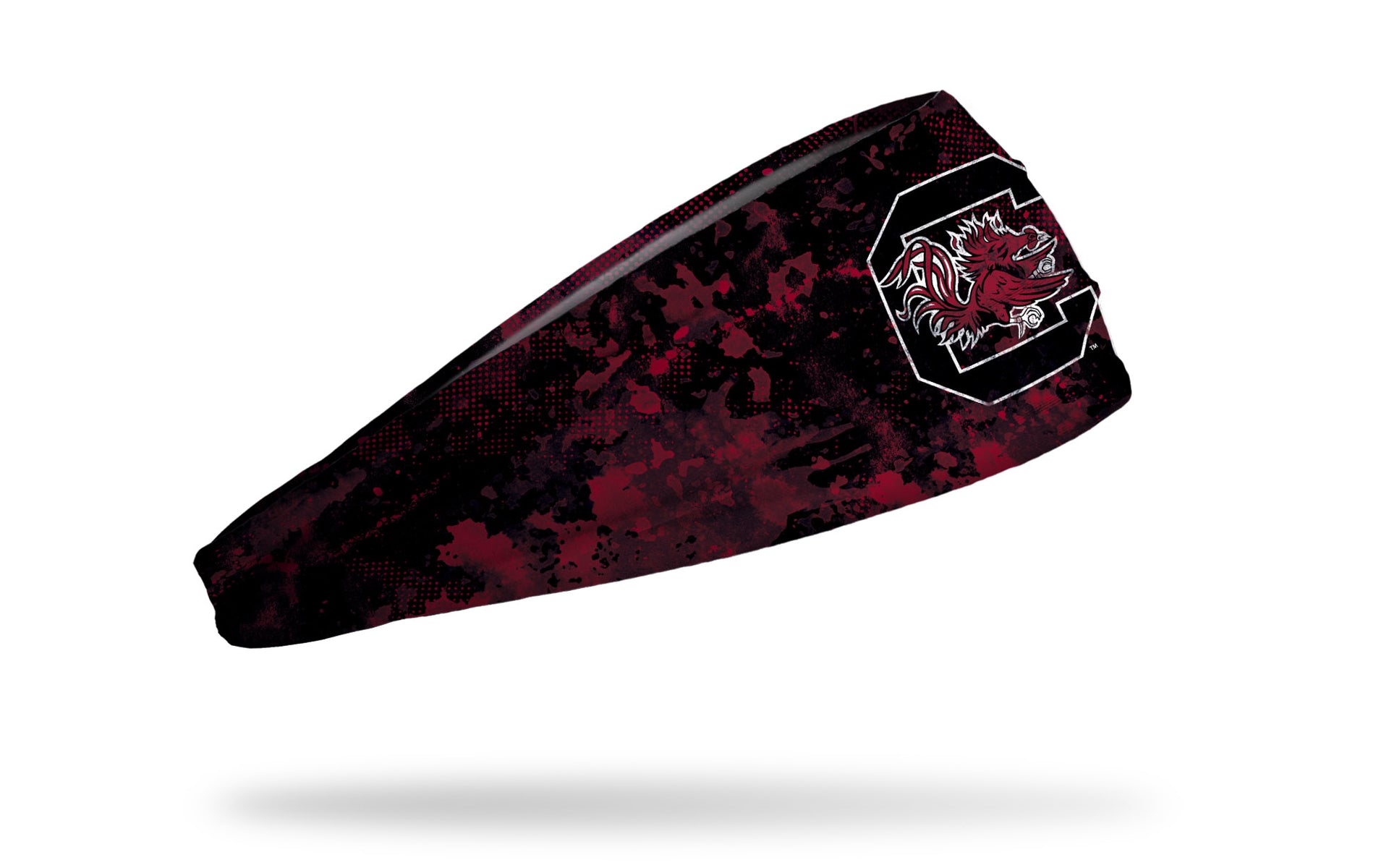 University of South Carolina: Grunge Black Big Bang Lite Headband - View 2