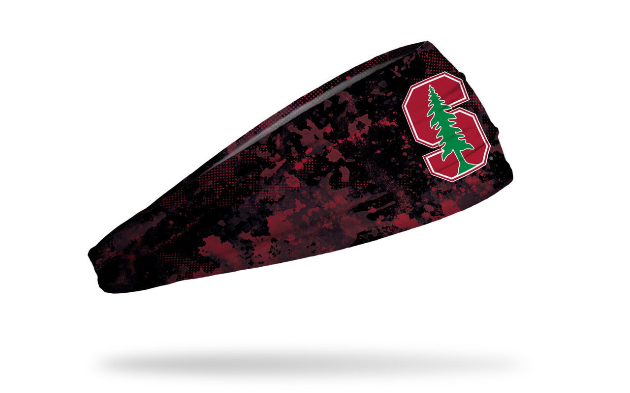 Stanford University: Grunge Black Big Bang Lite Headband - View 2