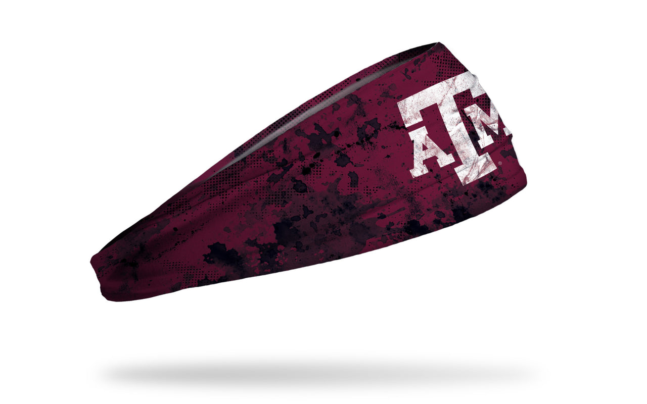 Texas A&M University: Grunge Maroon Big Bang Lite Headband - View 2