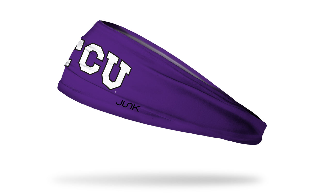 TCU: Logo Purple Headband - View 1
