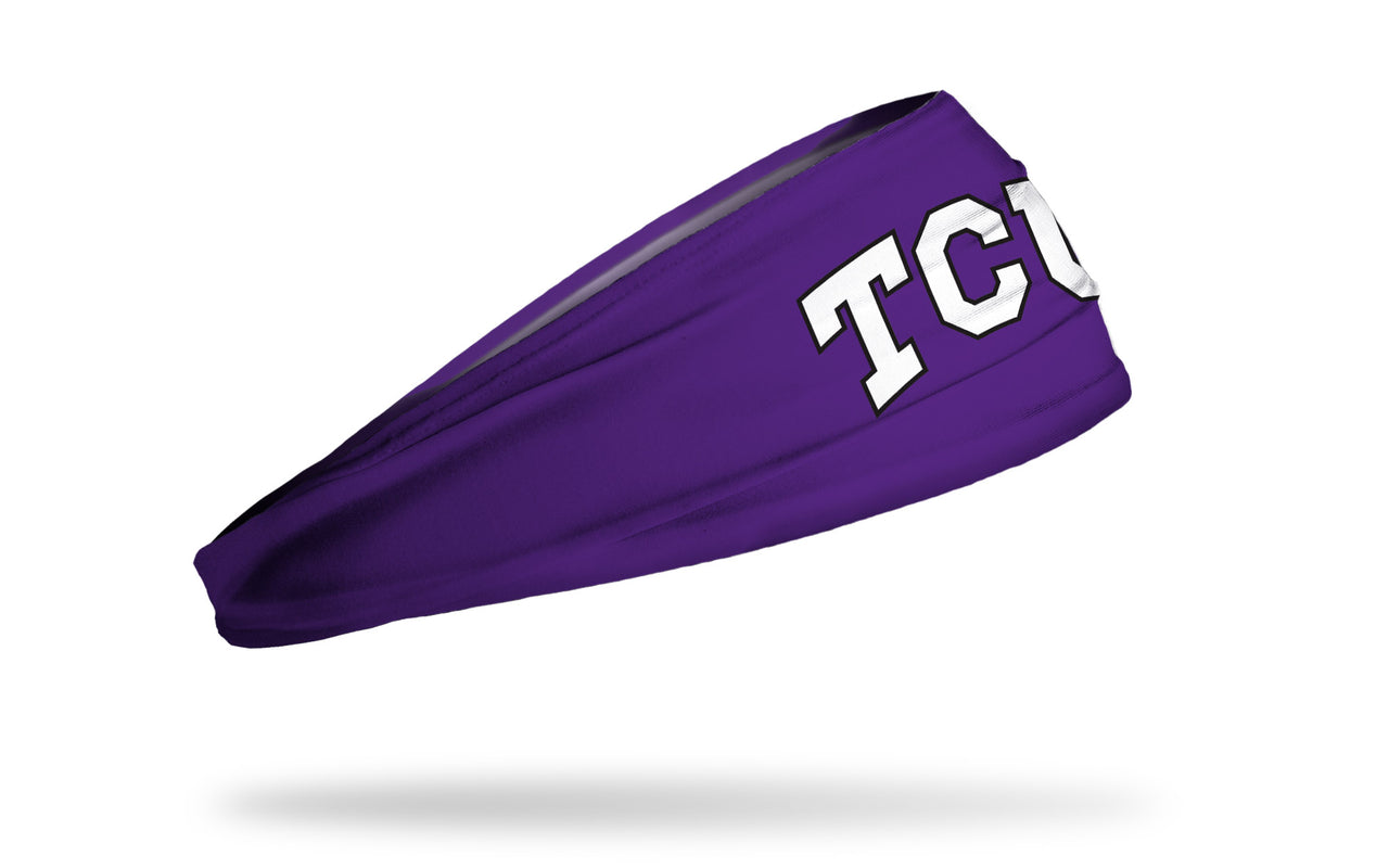 TCU: Logo Purple Headband - View 2
