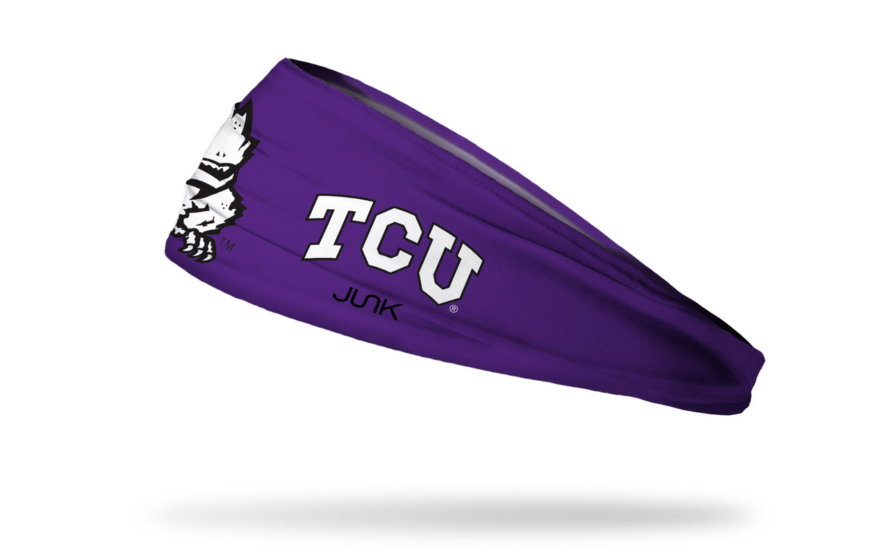 TCU: Oversized Frog Purple Headband - View 2