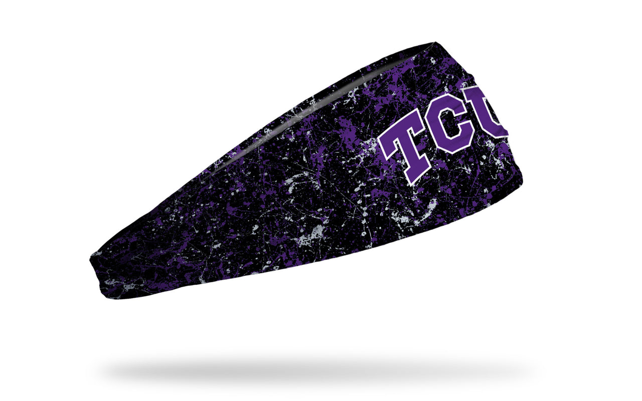 TCU: Splatter Black Headband - View 2