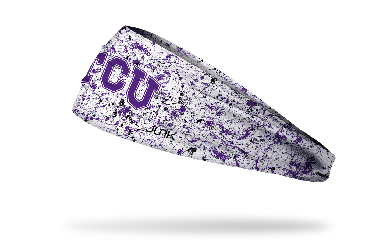 TCU: Splatter White Headband - View 1