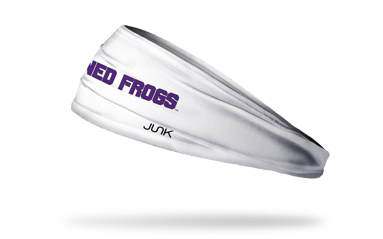 TCU: Horned Frogs White Big Bang Lite Headband - View 1