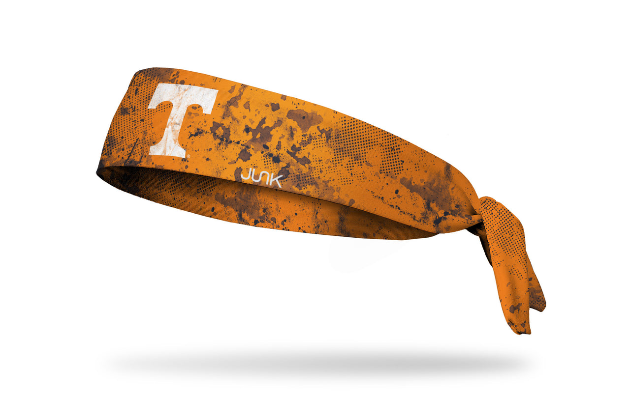 University of Tennessee: Grunge Orange Flex Tie Headband - View 1