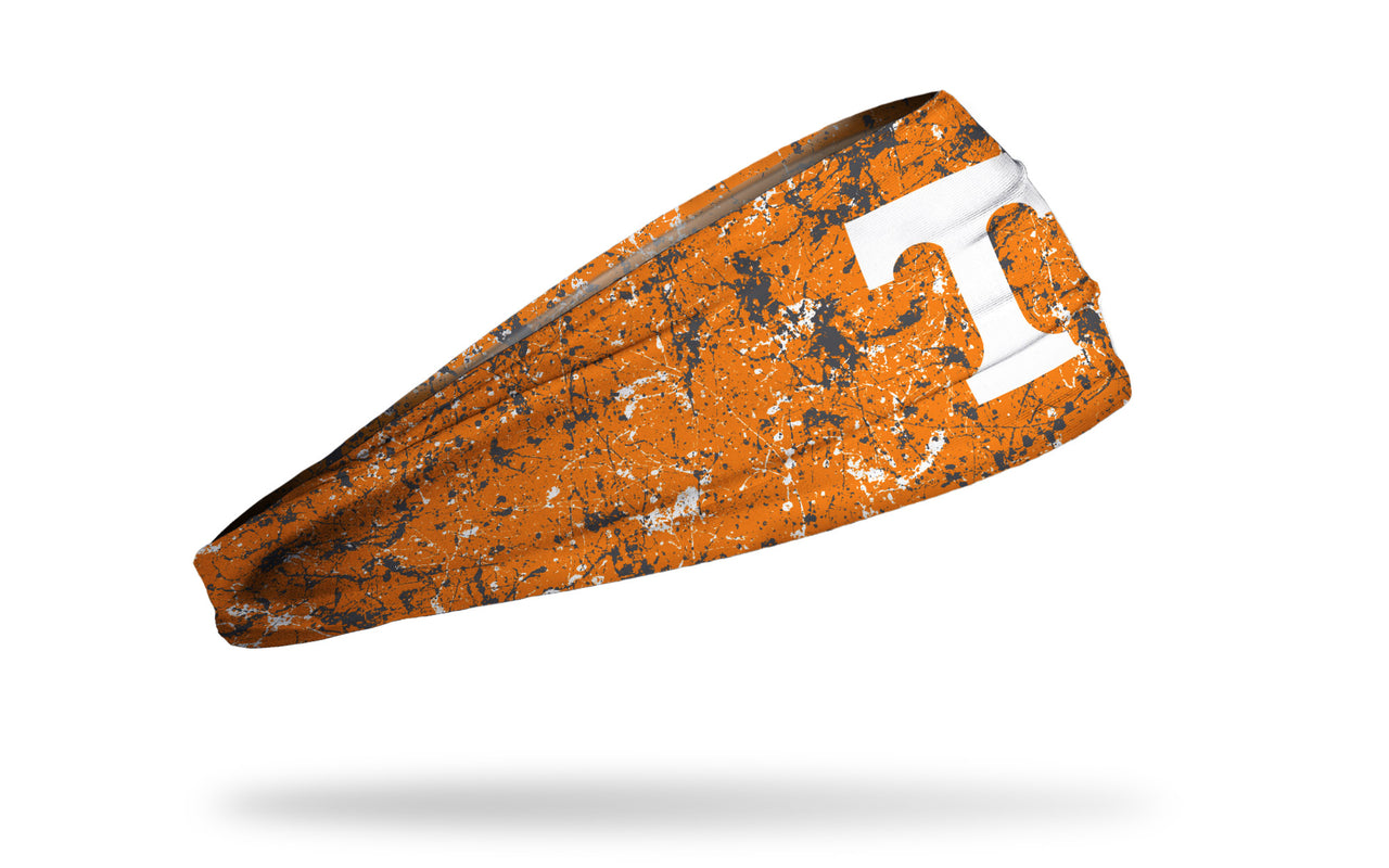 University of Tennessee: Splatter Orange Headband - View 2