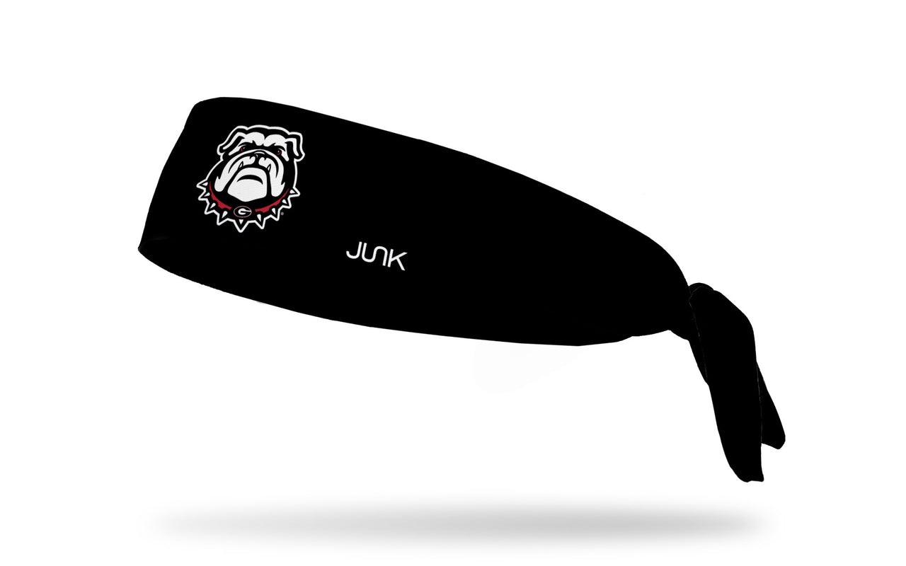 University of Georgia: Bulldog Black Flex Tie Headband - View 1